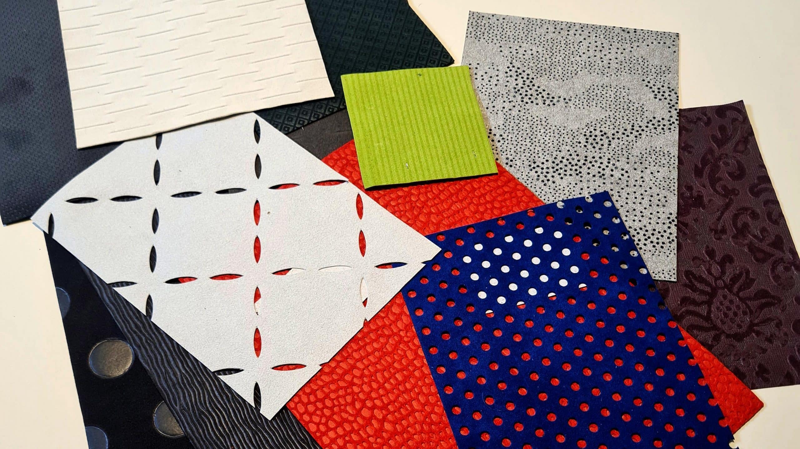 picture of materials to be used for footwear