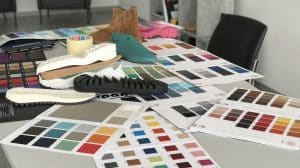 a picture of materials inside our studio in Portugal