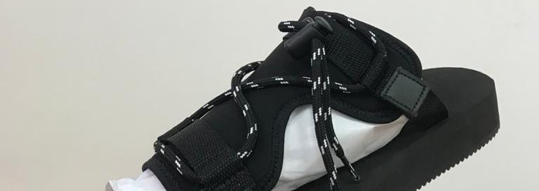 Sandal slipper shoe sample we made