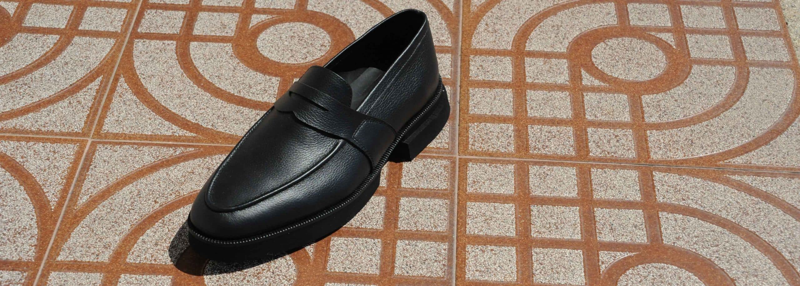 Loafer shoe sample we made