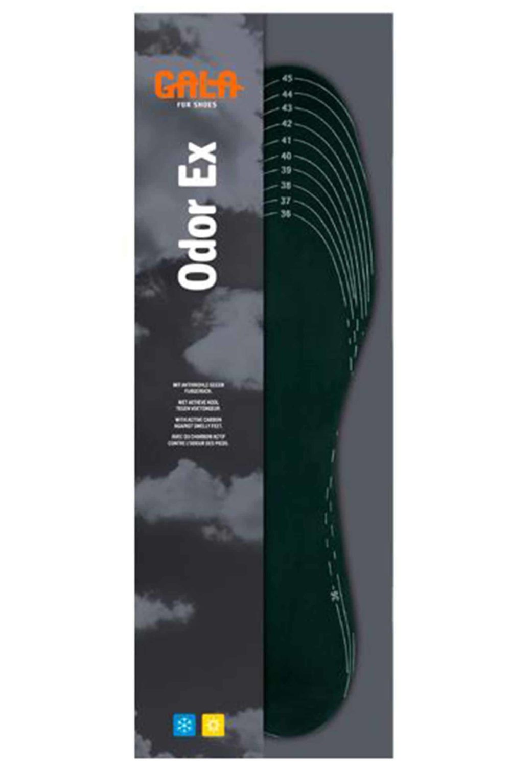 Gala insoles Odor Ex sneakers shoes footwear