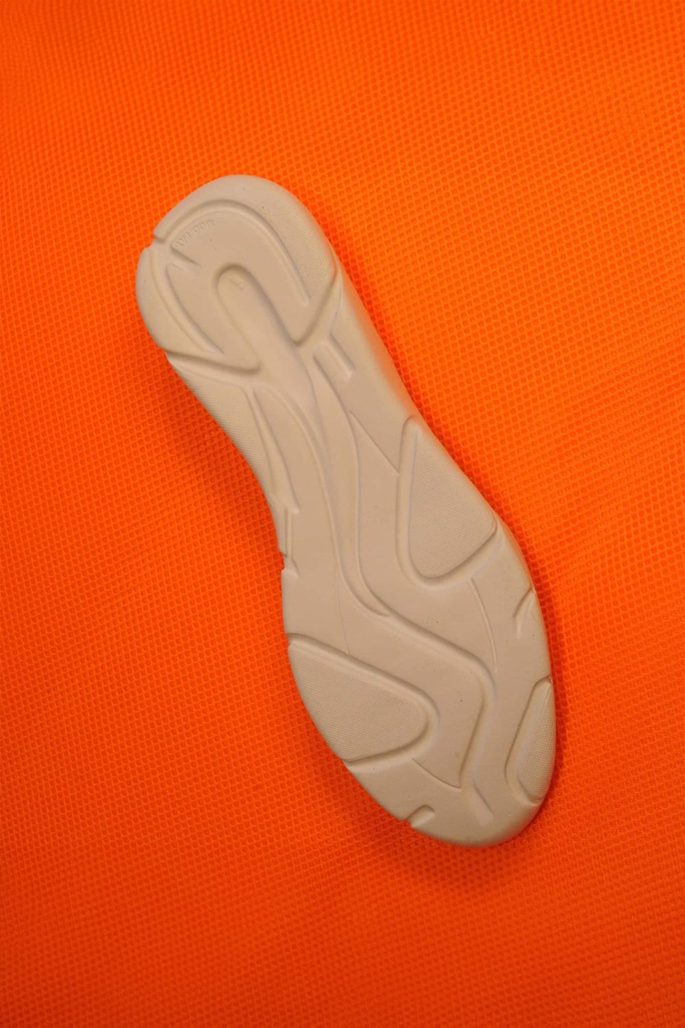 Orange Mesh Material sneakers shoes