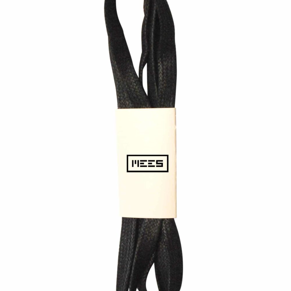Black flat shoelaces / sneakerlaces