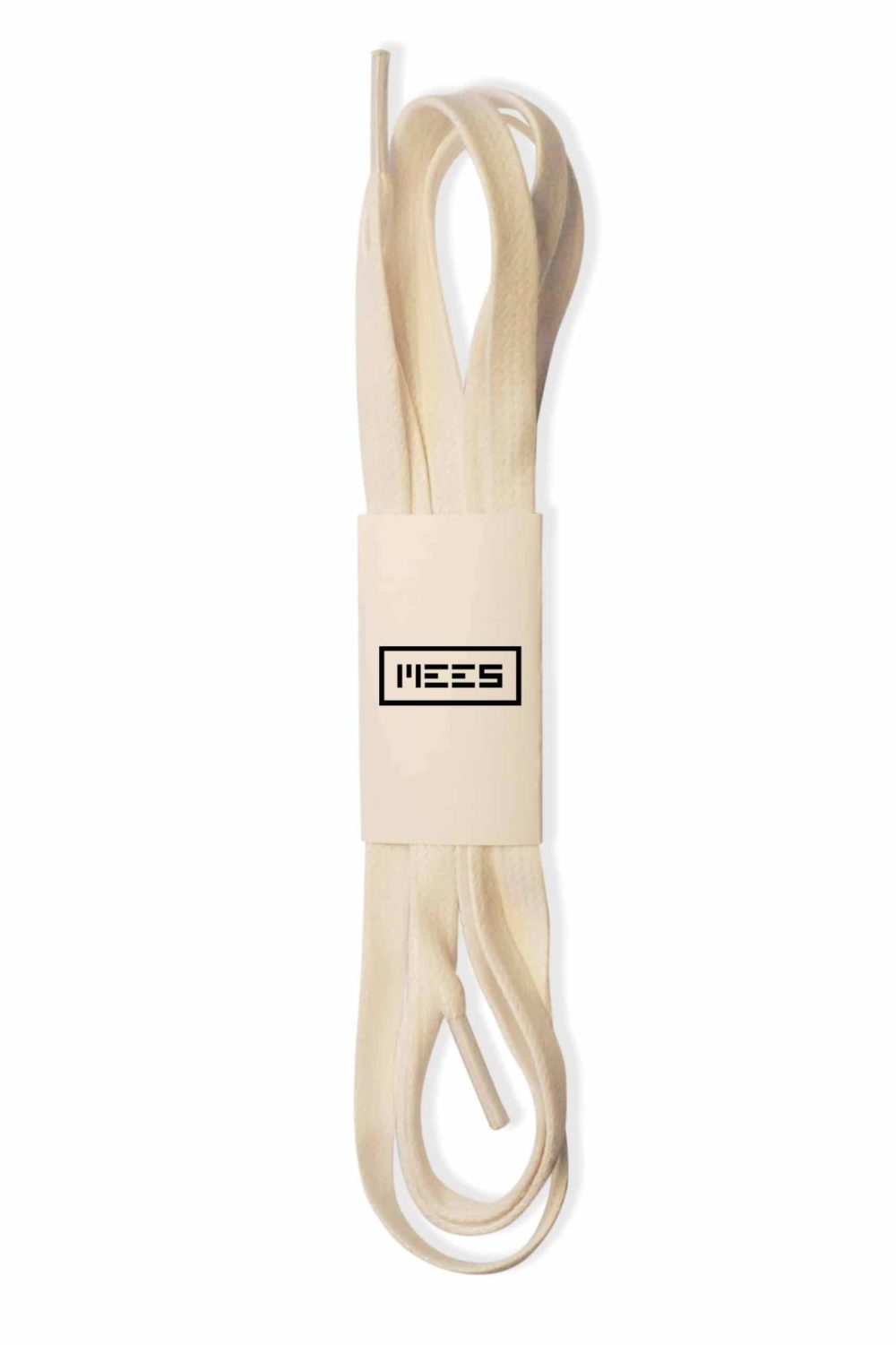 White flat shoelaces / sneakerlaces