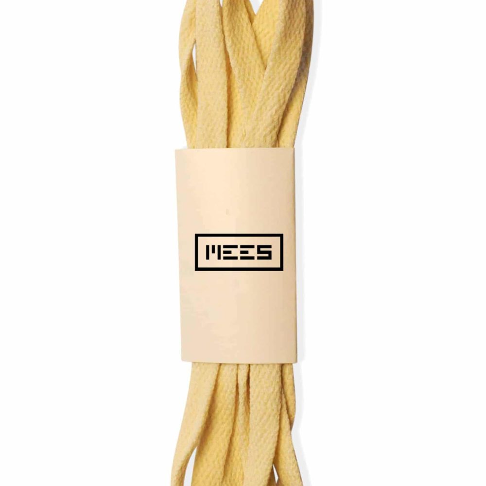 Beige flat shoelaces / sneakerlaces