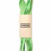 Green flat shoelaces / sneakerlaces