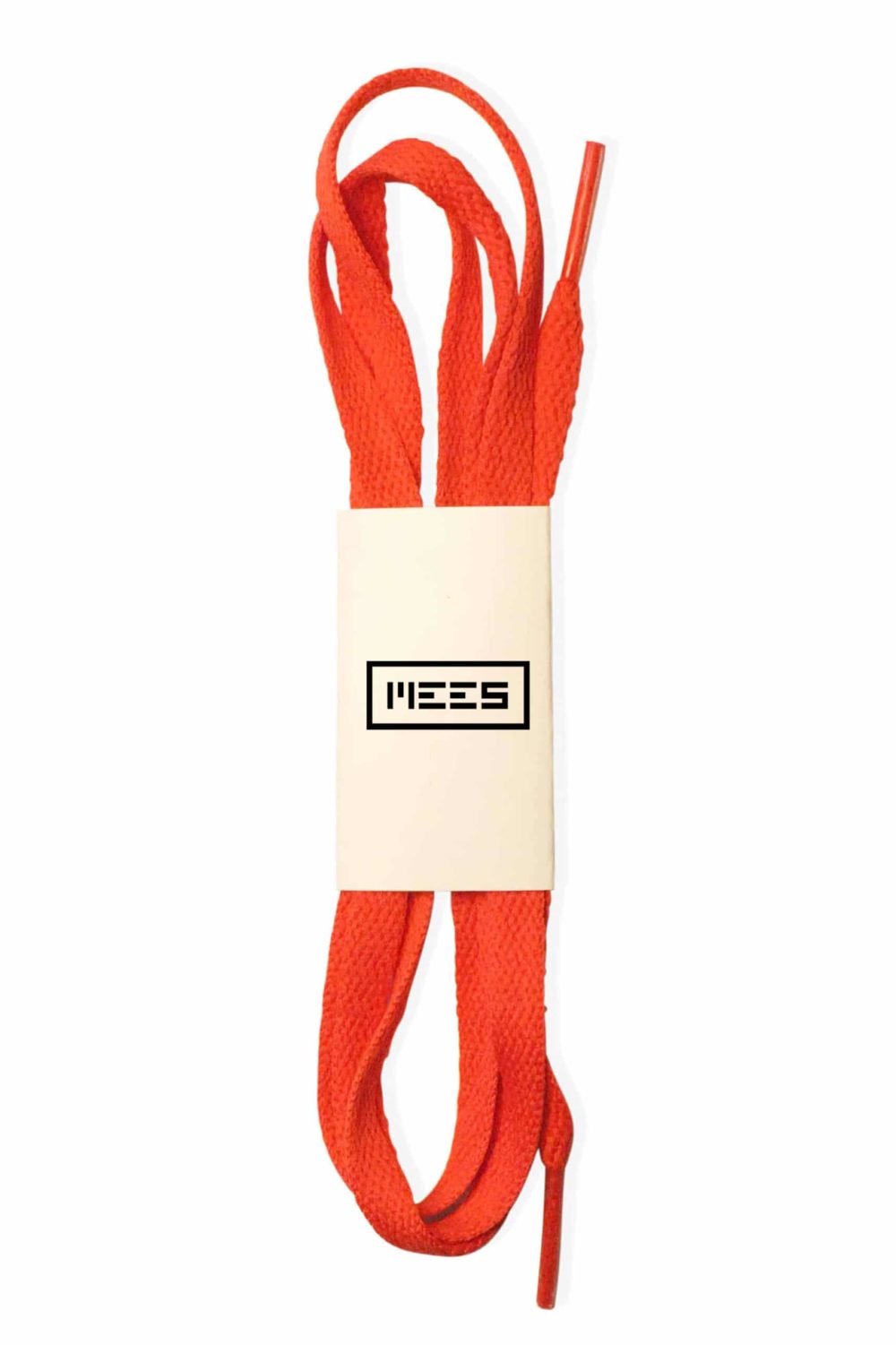 Red flat shoelaces / sneakerlaces