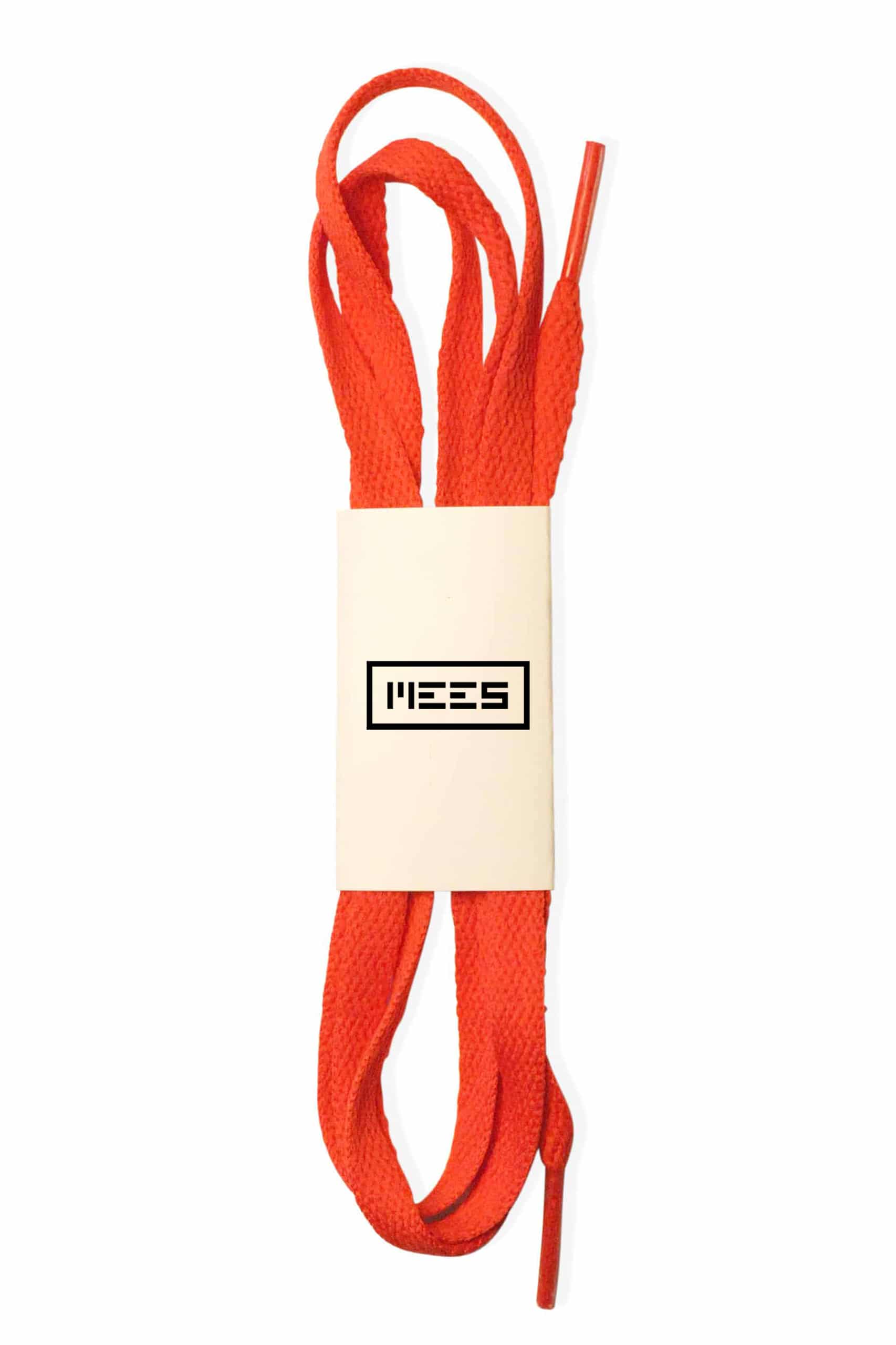 Red flat shoelaces / sneakerlaces