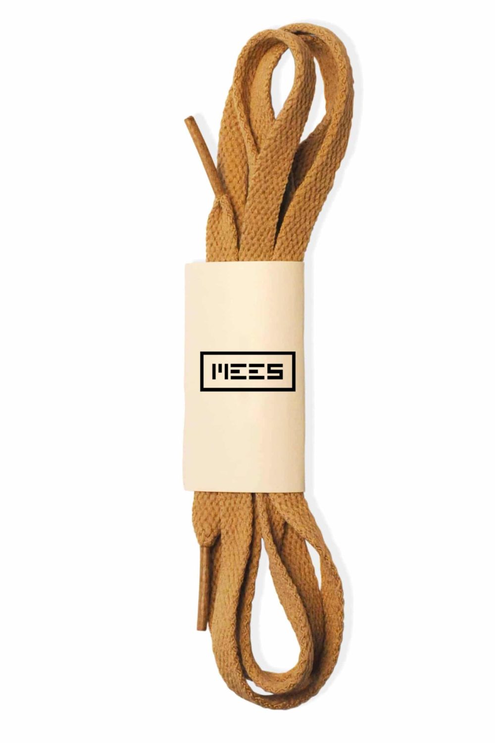 Brown flat shoelaces / sneakerlaces