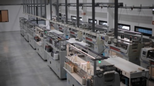 inside knitwear factory